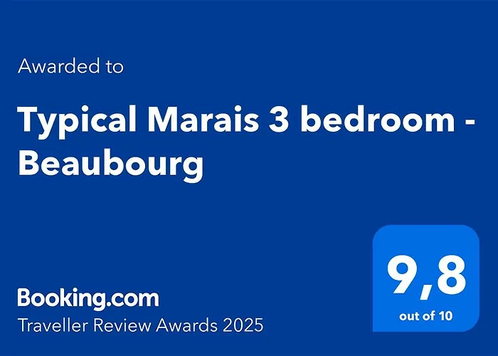 Apartman Typical Marais 3 Bedroom - Beaubourg *
